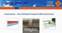 Desktop Screenshot of freewayscreens.com