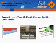 Tablet Screenshot of freewayscreens.com